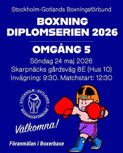 Boxning Diplomserie 2026 / Omgång 5